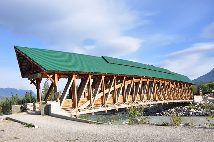 When the iconic timberframe Pedestrian Bridge officials were told it would last for hundreds of years