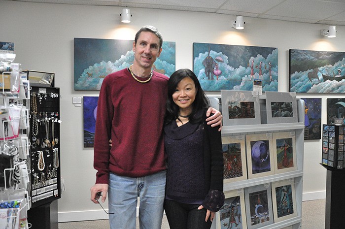 Ting Yeun and Paul Morel established their gallery in Nelson in 2007 but have since brought their talents to Golden.