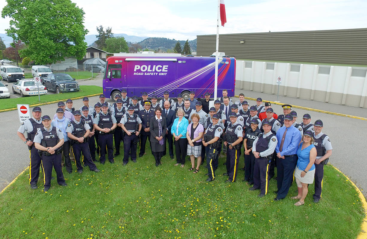 2016 Alexa’s Team members from the south east district honoured at Quigley Elementary School in Kelowna on May 10thfor their work to reduce alcohol-related motor vehicle deaths in B.C.