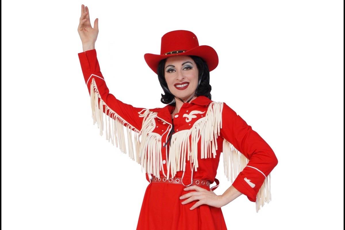Bonnie Kilroe, pictured as Patsy Cline, is performing in Golden on Friday.                                Photo Submitted