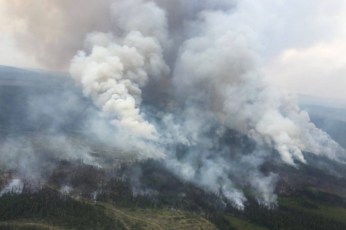 The Wentworth Creek fire. (BC Wildfire Service)
