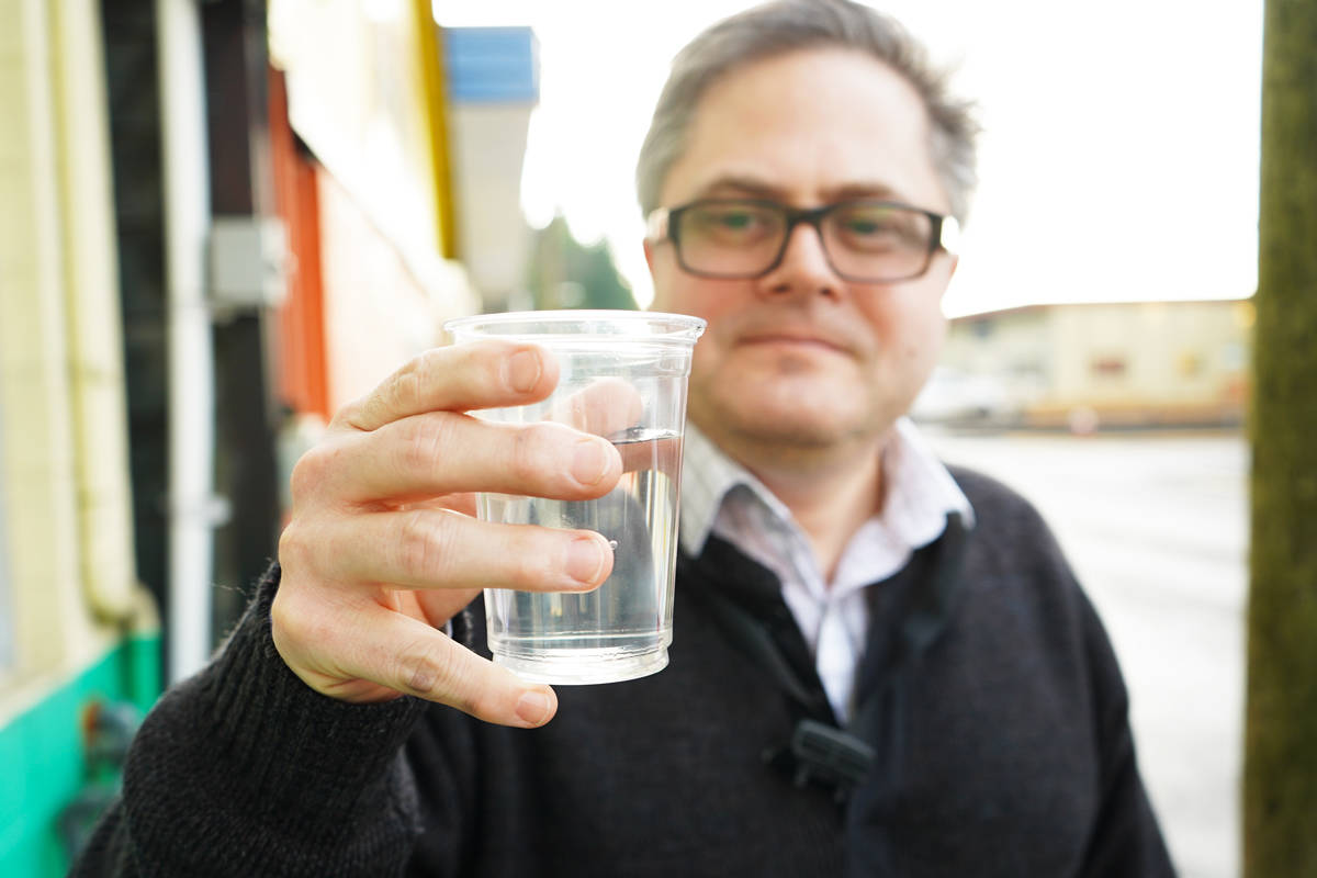 Tom Kertes is leading the Community for Clean Water community-based organization to help bring clean water back to Prince Rupert. (Shannon Lough / The Northern View)