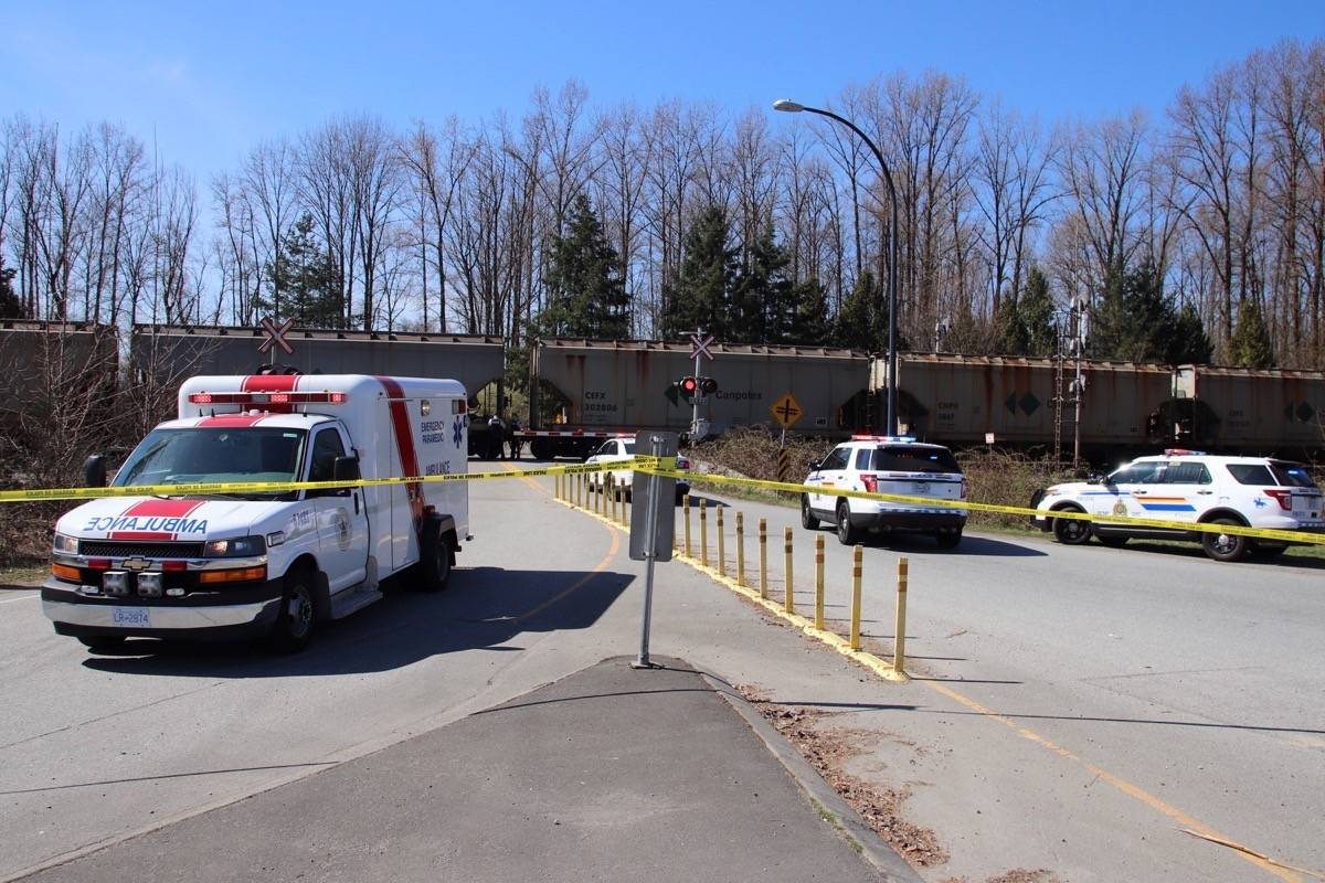 A pedestrian was hit by a train in Maple Ridge. (Shane MacKichan/Contributed)