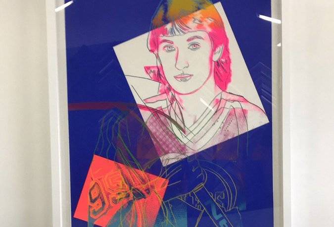 Andy Warhol piece feature Wayne Gretzky. (sedinitronic/Twitter)