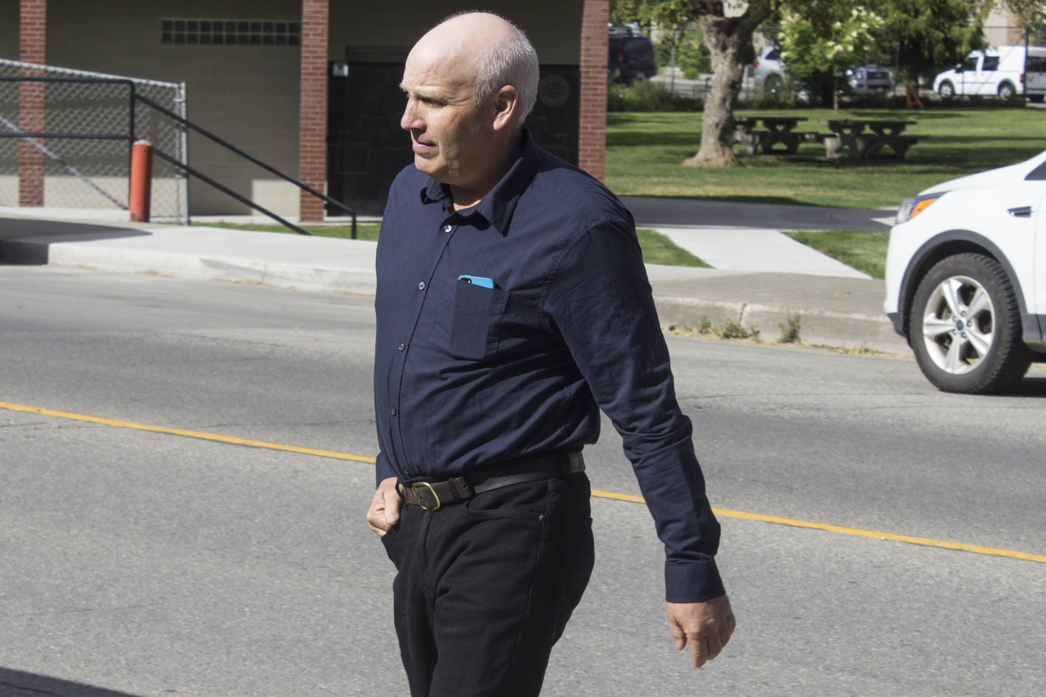 James Marion Oler, who is associated with Bountiful, is on trial for the alleged removal of a child from Canada.