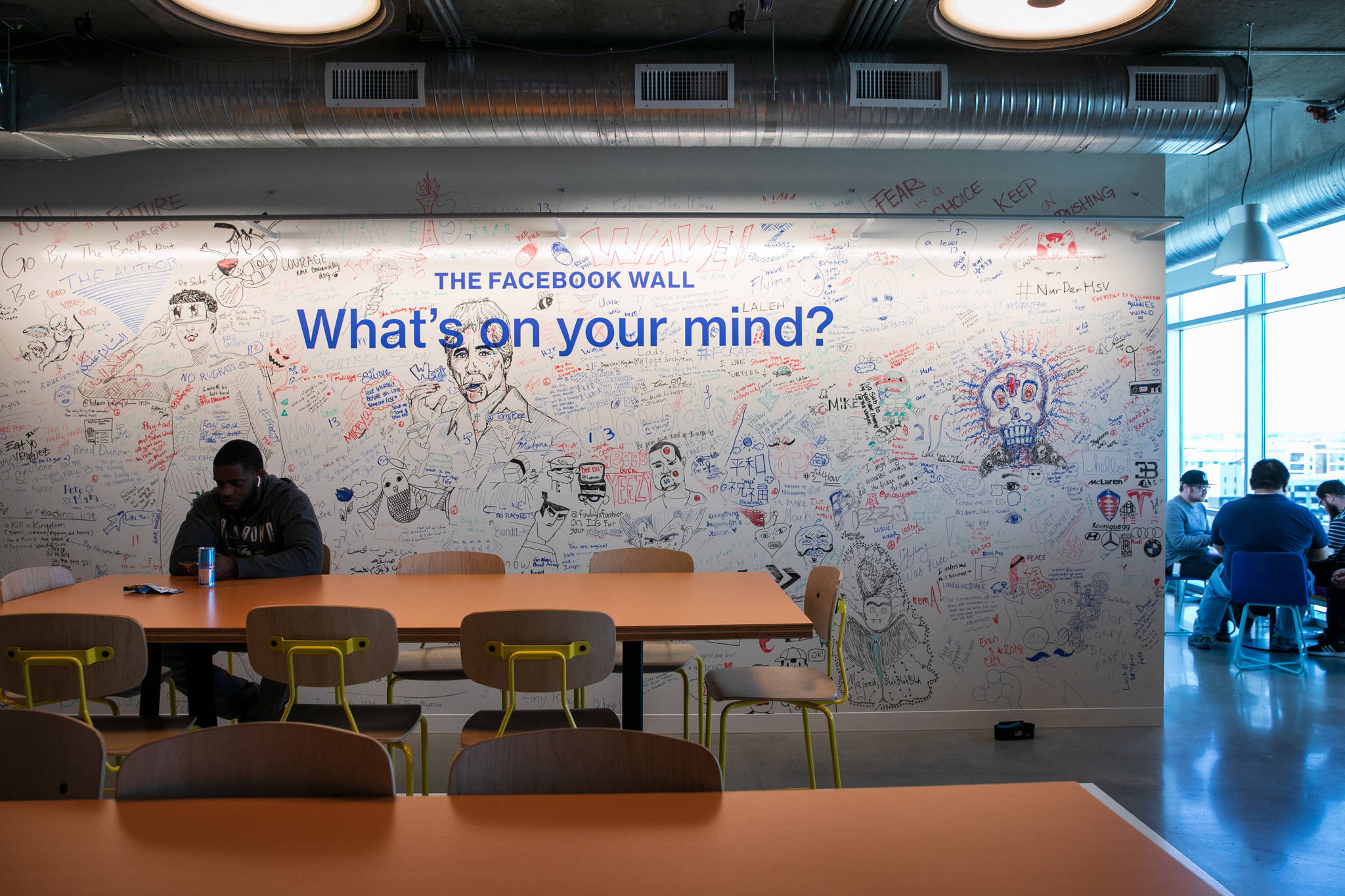 Content moderators work at a Facebook office in Austin, Texas on March 5, 2019. (Photo for The Washington Post by Ilana Panich-Linsman)