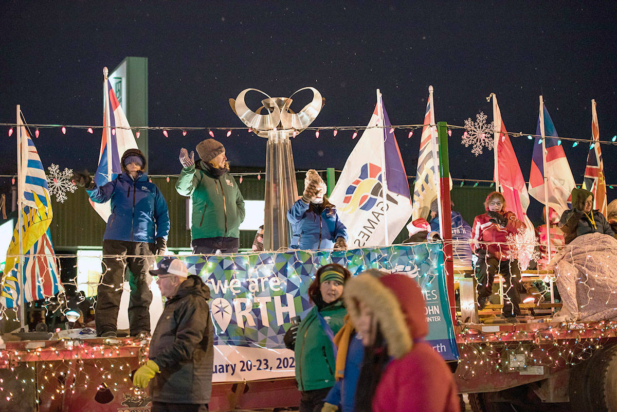 Fort St. John 2020 Winter Games torch lighting and ceremony in December 2019. (BC Games Society photo)