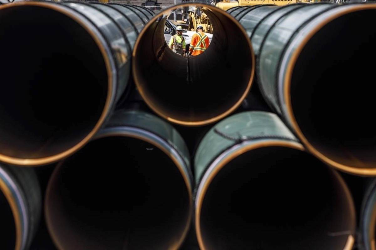 The Federal Court of Appeal will release its decision on the latest Trans Mountain pipeline expansion challenge, in a Feb. 4, 2020 story. (Photo by THE CANADIAN PRESS)