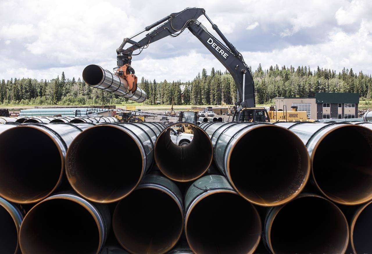 The Trans Mountain expansion project would triple the capacity of the existing pipeline between Edmonton and a shipping terminal in Burnaby, B.C. (Canadian Press file images)