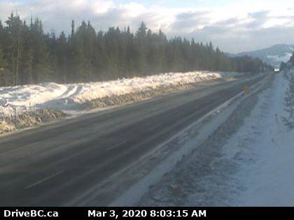 Photo courtesy of DriveBC webcams.