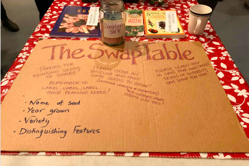 Local Food Matters’ annual seed swap is coming up on March 14. (Photo submitted)