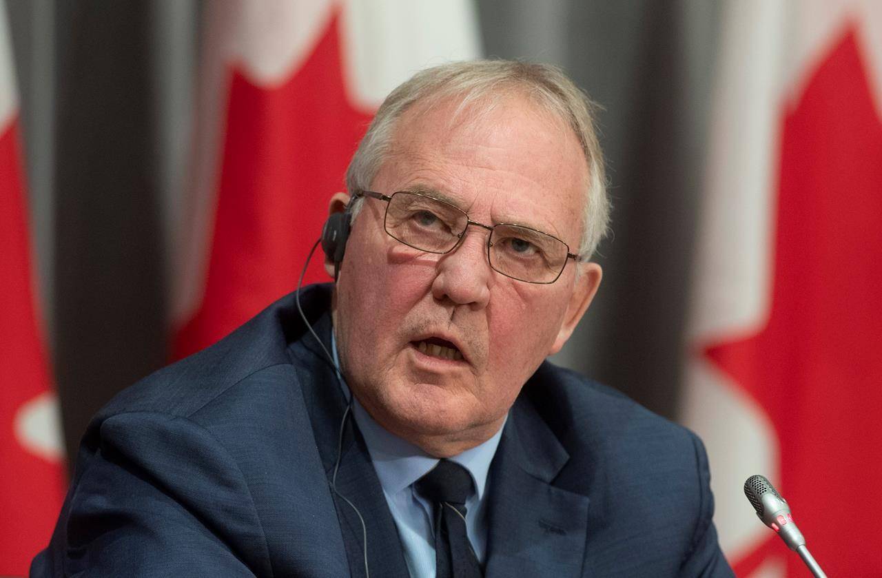 Public Safety and Emergency Preparedness Minister Bill Blair is seen during a news conference in Ottawa, Monday April 20, 2020. THE CANADIAN PRESS/Adrian Wyld