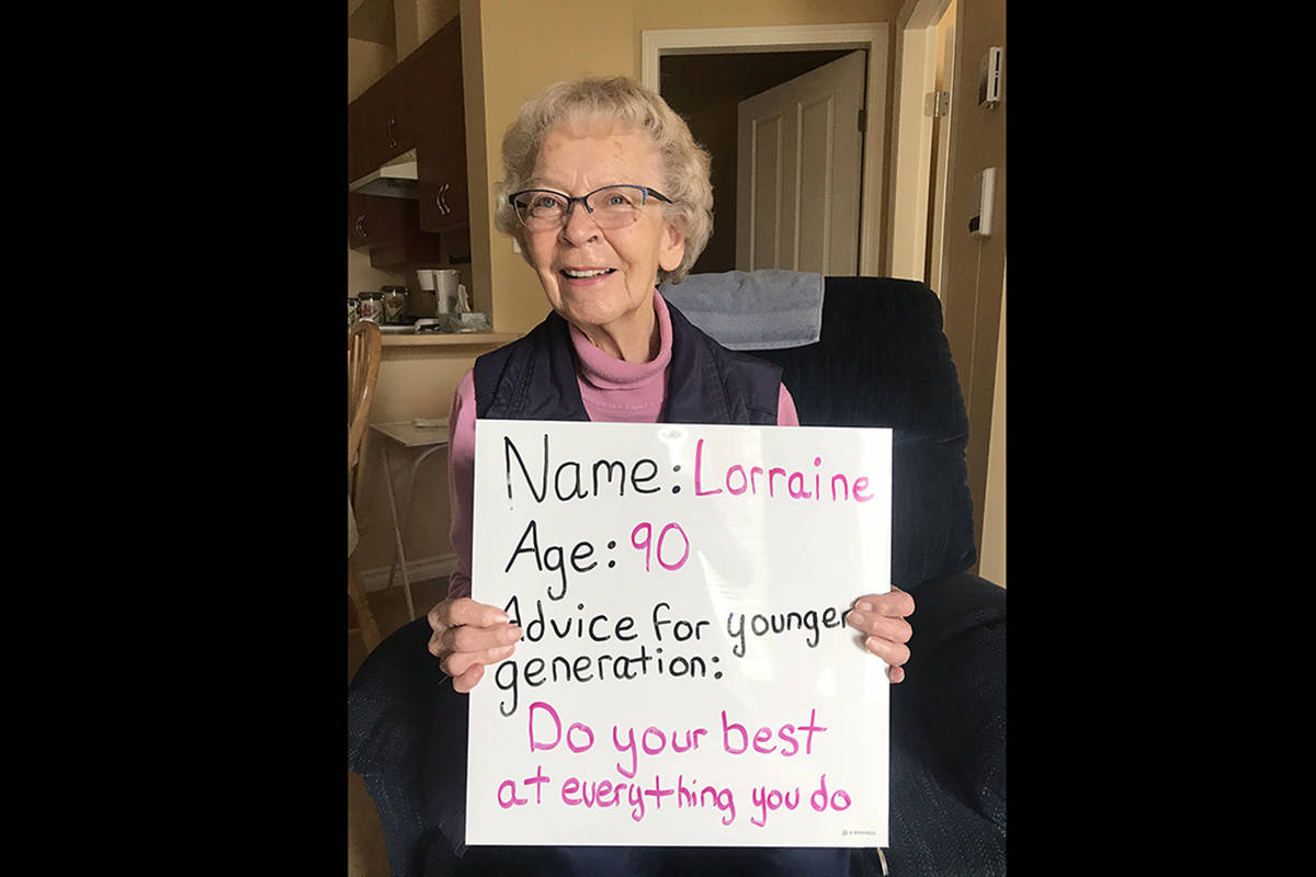 PHOTOS: B.C. seniors offer advice to younger generations