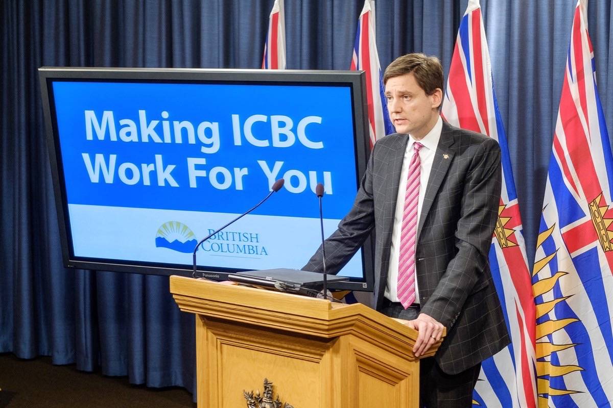 B.C. Attorney General David Eby announces changes to B.C.’s public insurance system, February 2020. (B.C. government)