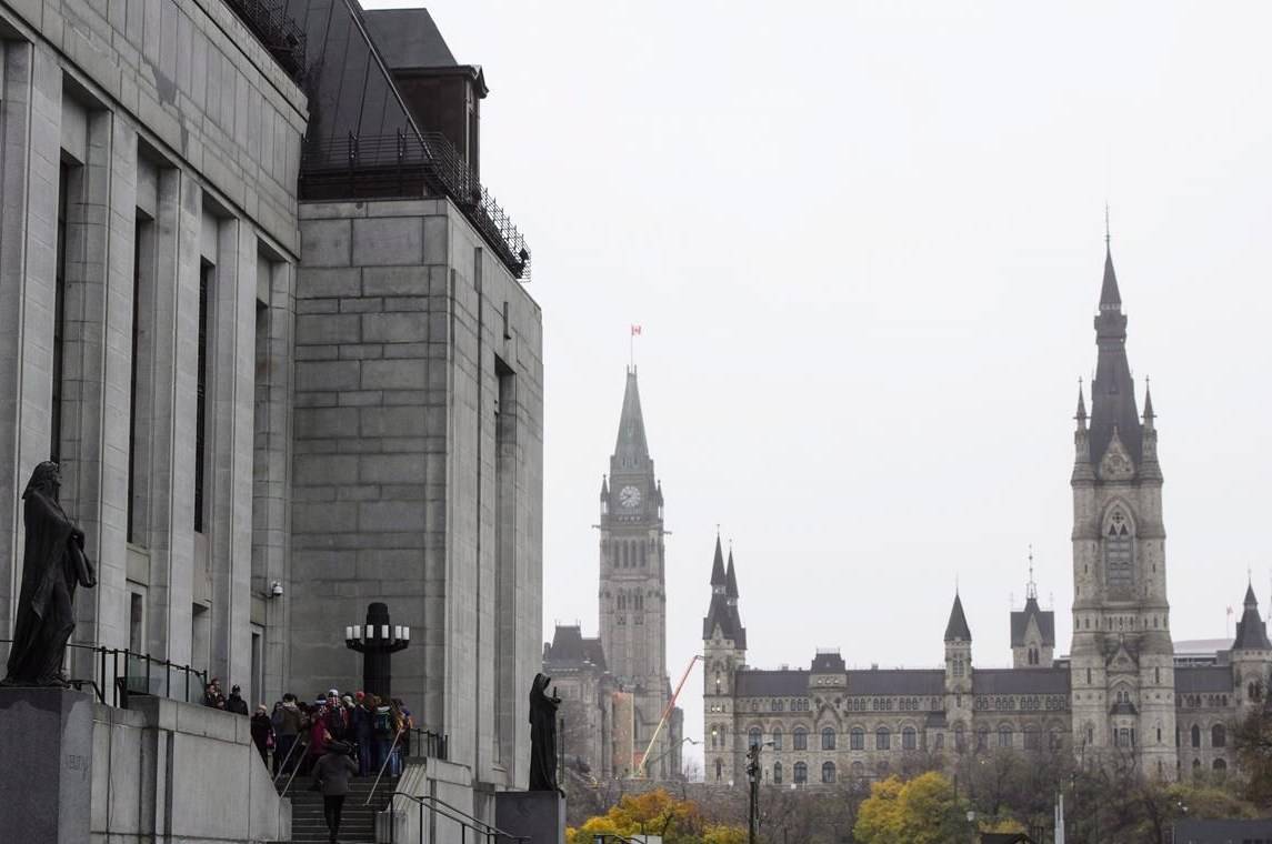 The Supreme Court of Canada in Ottawa on Friday, Nov. 2, 2018.THE CANADIAN PRESS/Sean Kilpatrick
