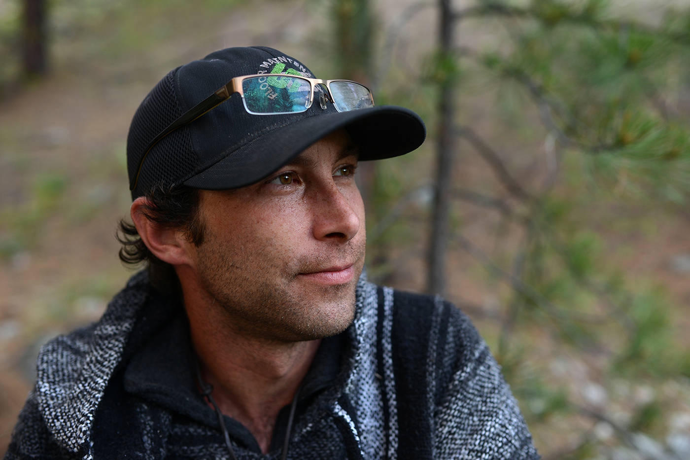 Benjamin Pinch passed through Penticton, on his west-east walk across Canada. (Phil McLachlan - Western News)
