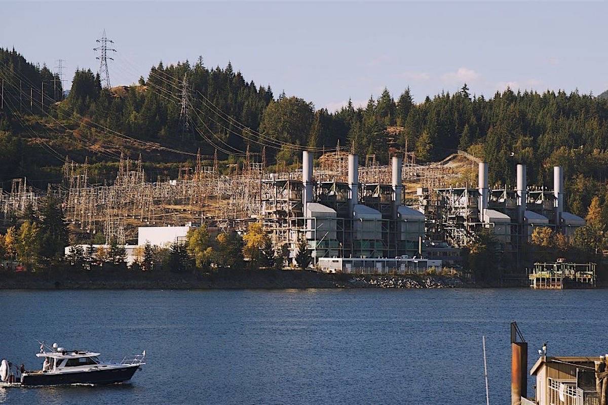 Burrard Thermal generating station has been idle since 2016, when the gas-fired power plant was shut down. (Wikimedia Commons)