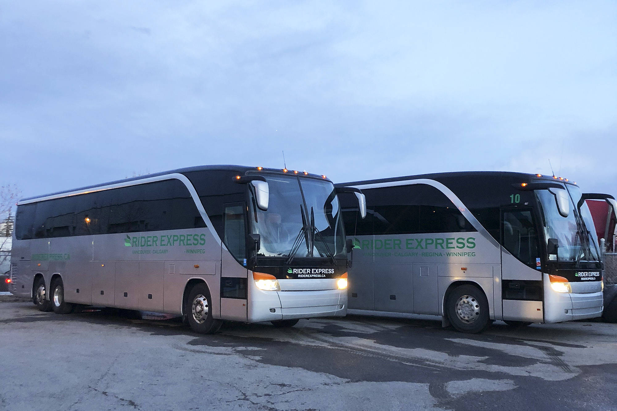 An application by Rider Express to increase its service between Vancouver and the Alberta border has received the nod from B.C.’s Passenger Transportation Board. (Rider Express photo)