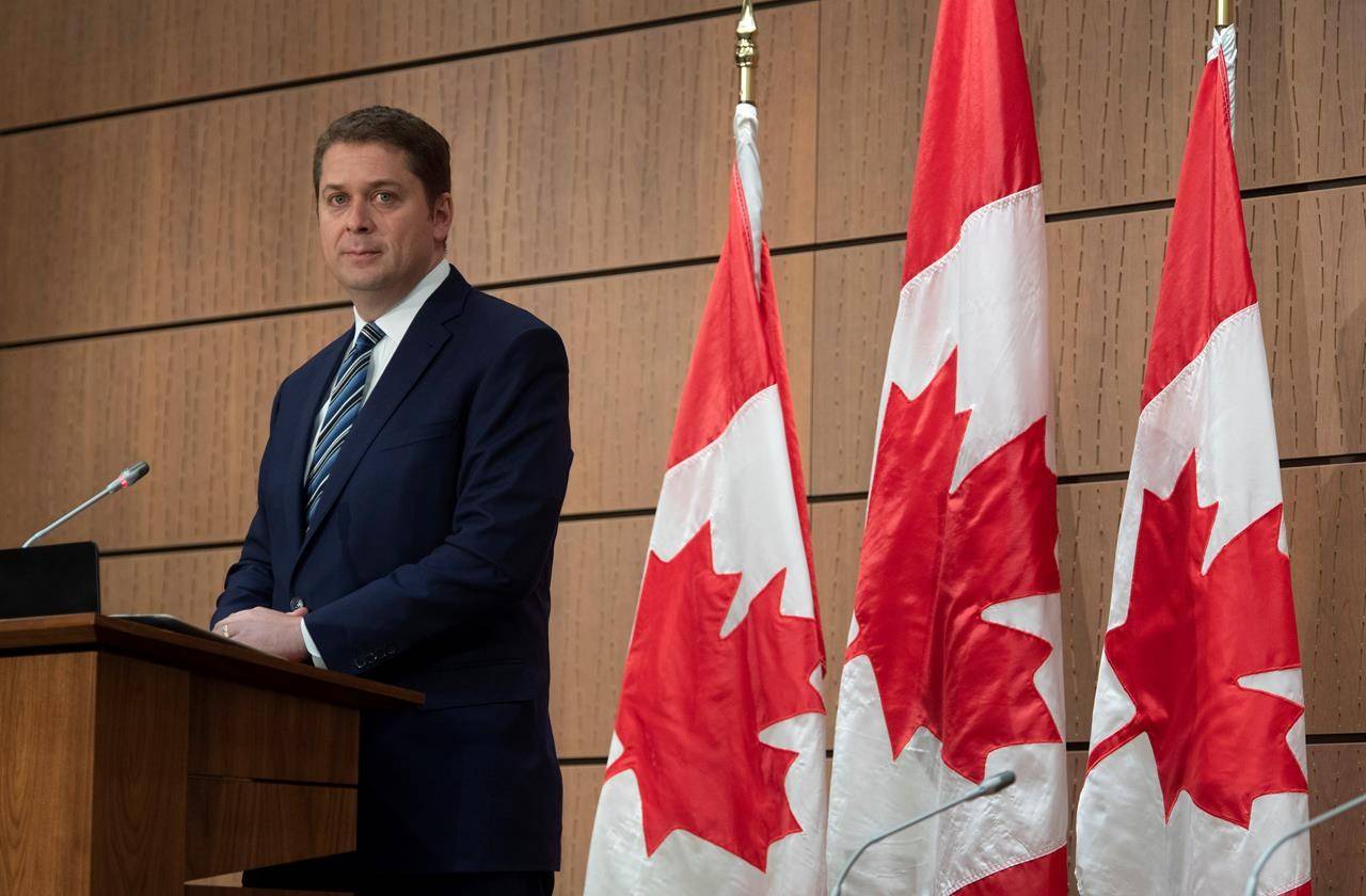 FILE – Federal Conservatives Leader Andrew Scheer. (The Canadian Press)