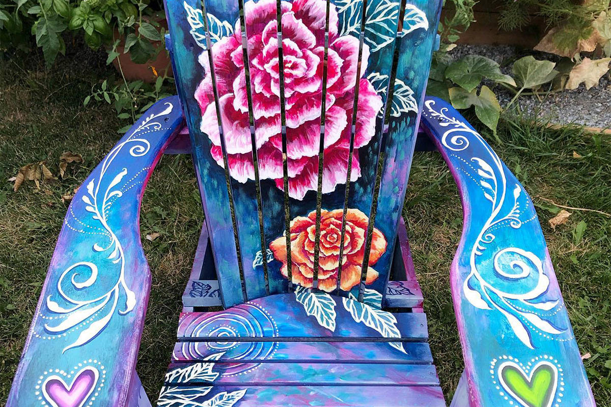 Painted chairs to brighten Okanagan communities