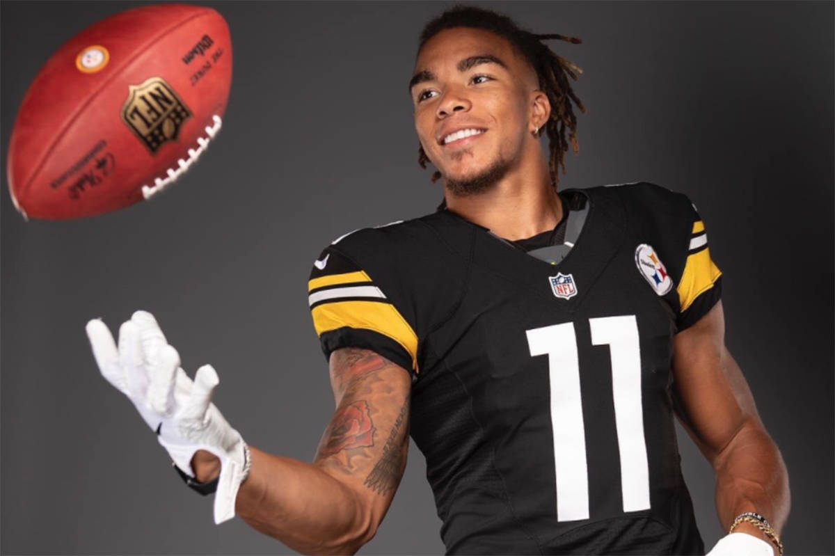 Abbotsford’s Chase Claypool makes his NFL debut on Monday Night Football on Sept. 14. (Pittsburgh Steelers Twitter picture)