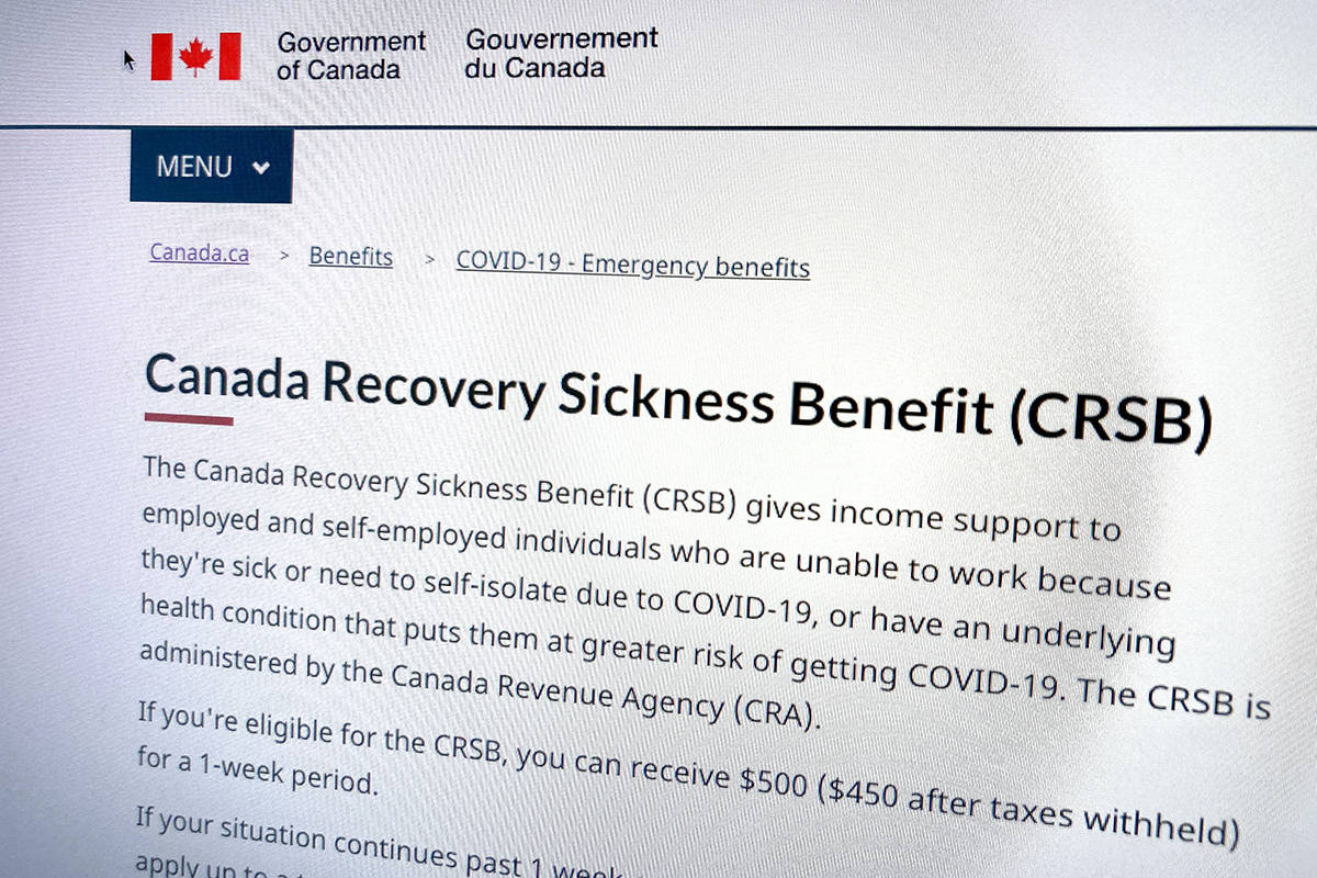 The Canadian Centre for Policy Alternatives had estimated about 5,000 people would use the taxable sickness benefit. (Katya Slepian/Black Press Media)