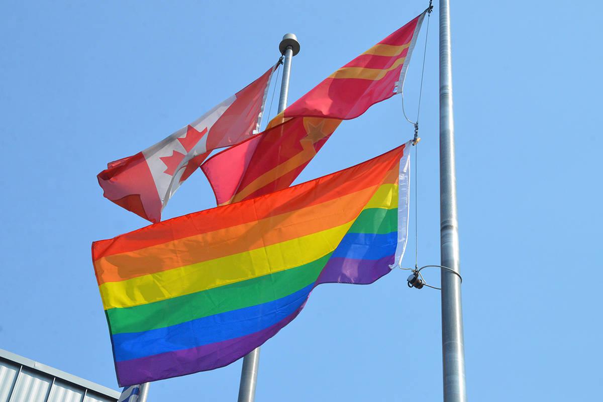 A 2018 decision to fly a rainbow flag ended up costing the City of Langley $62,000 in legal fees (Langley Advance Times file)