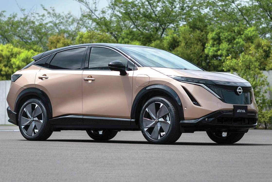The Nissan Ariya is a new electric hatchback, but that’s not the only thing new coming from the automaker for the 2021 model year. PHOTO: FCA