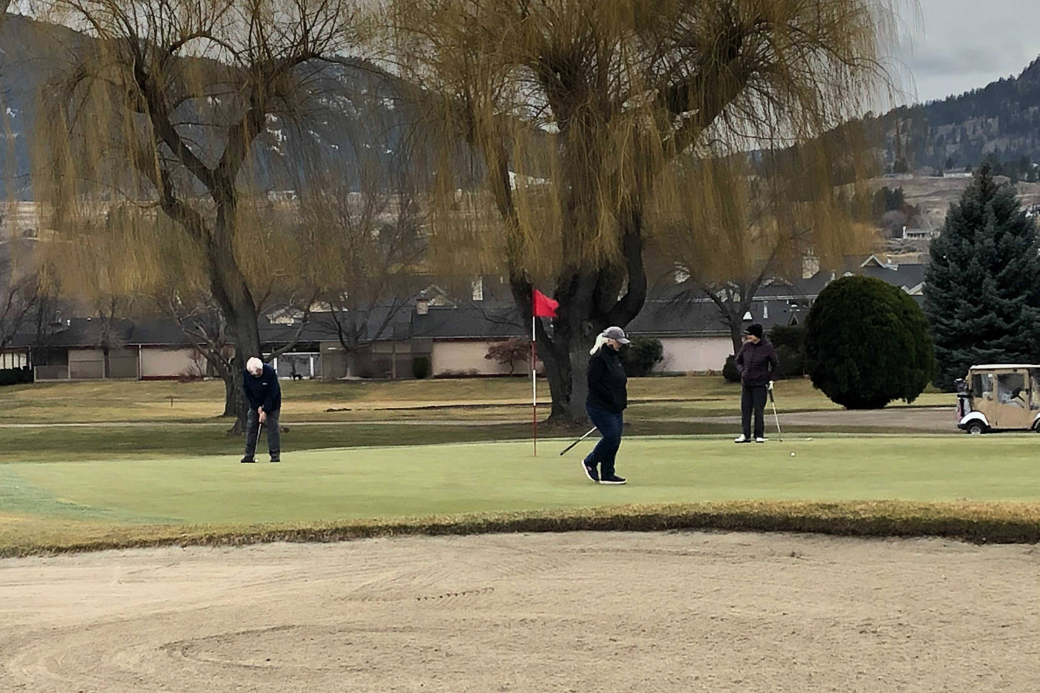 Penticton Golf and Country Club was in full swing on opening day on March 2. (Monique Tamminga Western News)