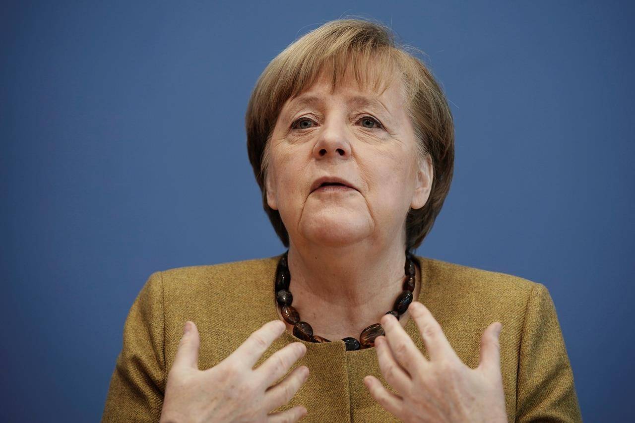 German Chancellor Angela Merkel (Michael Kappeler/Pool via AP)