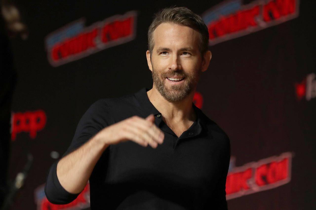 This Oct. 3, 2019 file photo shows Ryan Reynolds at New York Comic Con. THE CANADIAN PRESS/AP Photo/Steve Luciano