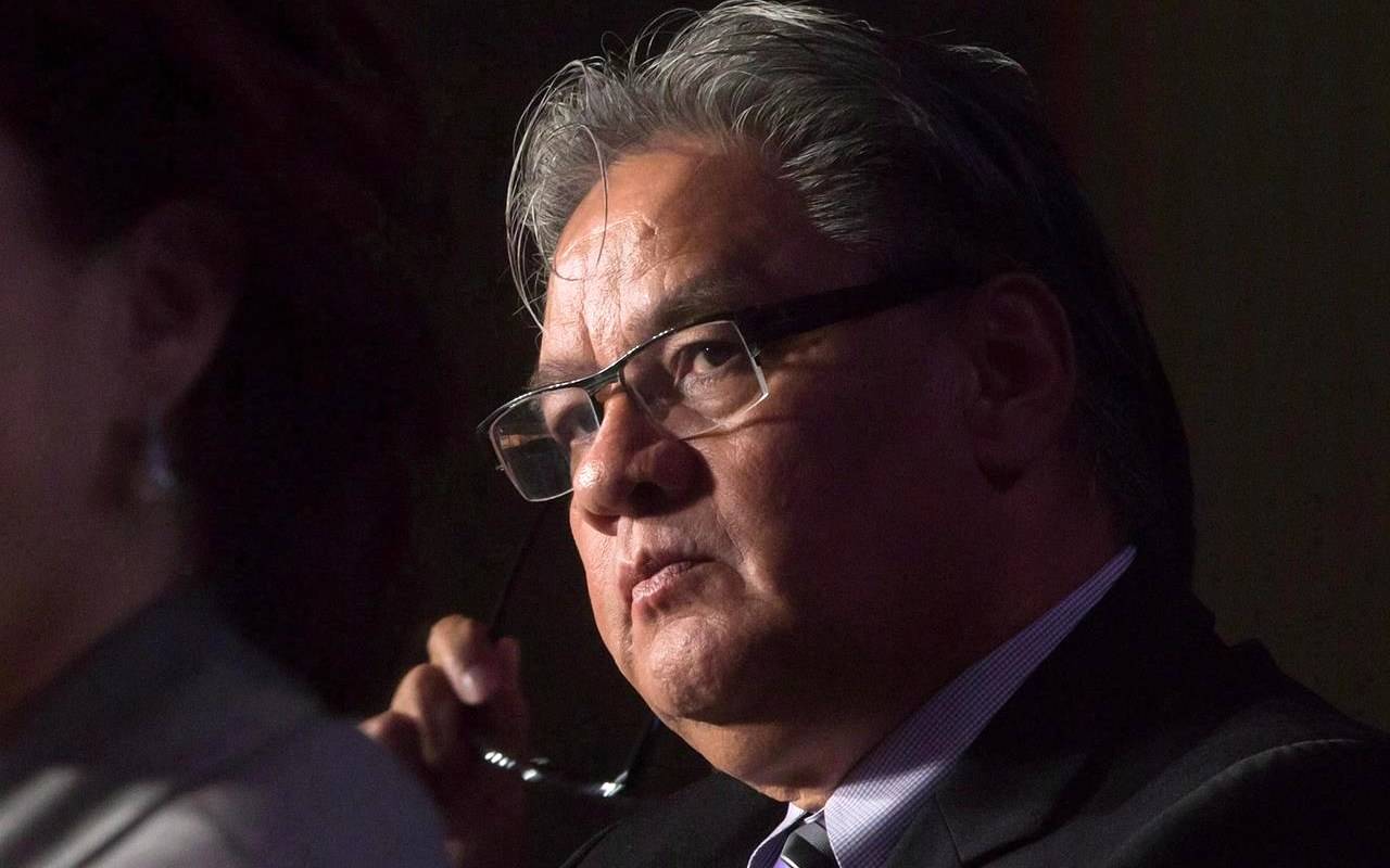 Prominent Indigenous leader and former politician Edward John attended a gathering with cabinet ministers and First Nations leaders in Vancouver on Sept. 11, 2014. THE CANADIAN PRESS/Darryl Dyck
