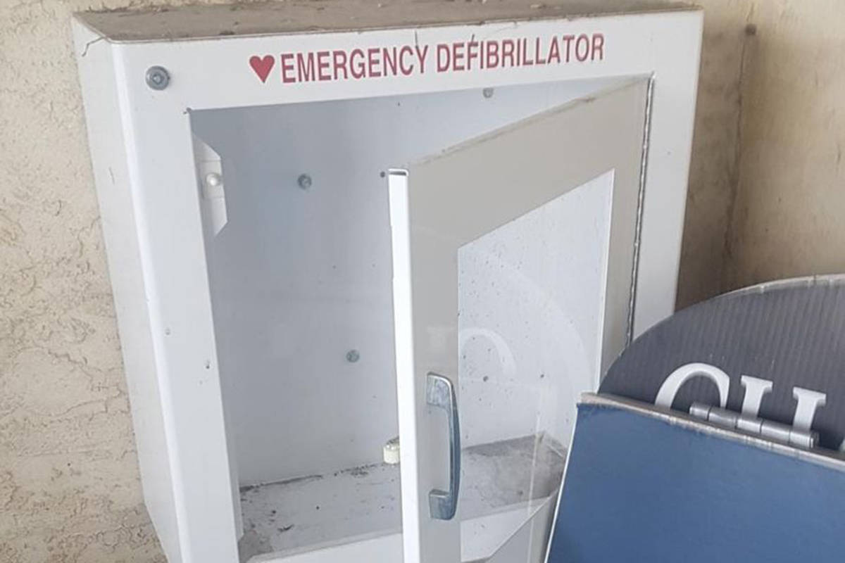 A defibrillator was stolen from outside the Oyama General Store in Lake Country Saturday, March 13. (Facebook photo)
