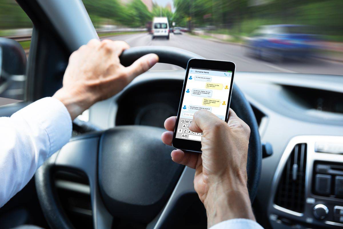 Const. Alex Bérubé, media relations officer with the West Shore RCMP, says he has encountered a wide-range of unusual incidents where people have been driving while distracted. (Shutterstock)