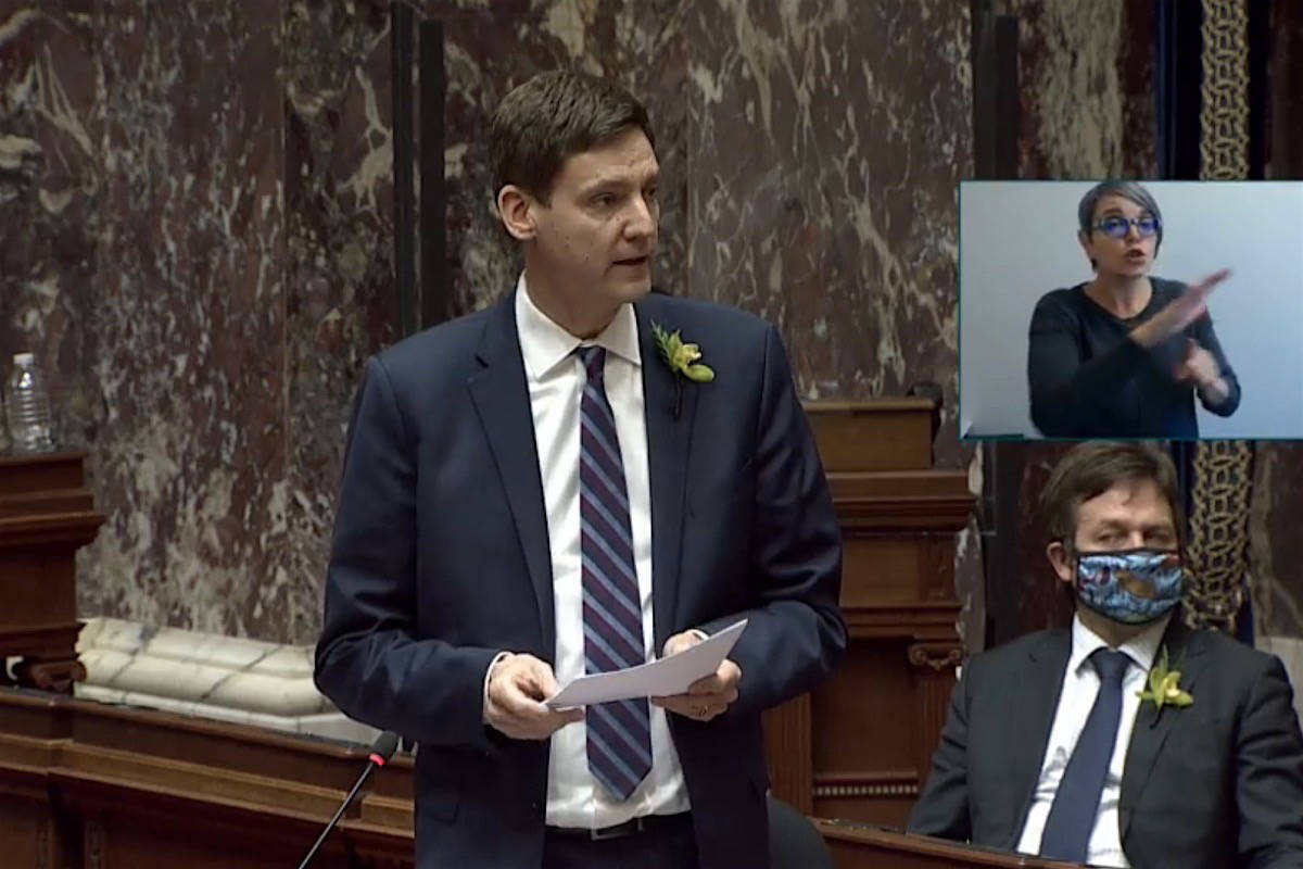 Minister of Housing David Eby called Penticton city council’s decision to try and close a shelter housing 42 people ‘disgraceful’ while opposition leader Shirley Bond called Eby a bully on Thursday morning. (File photo)