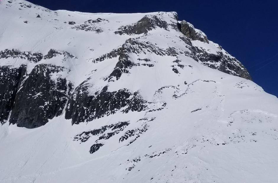 Haddo Peak in Banff National Park is seen in an undated handout photo. A skier from Alberta has died in an avalanche while he and another skier were on a mountain in Banff National Park. THE CANADIAN PRESS/HO-Parks Canada, *MANDATORY CREDIT*