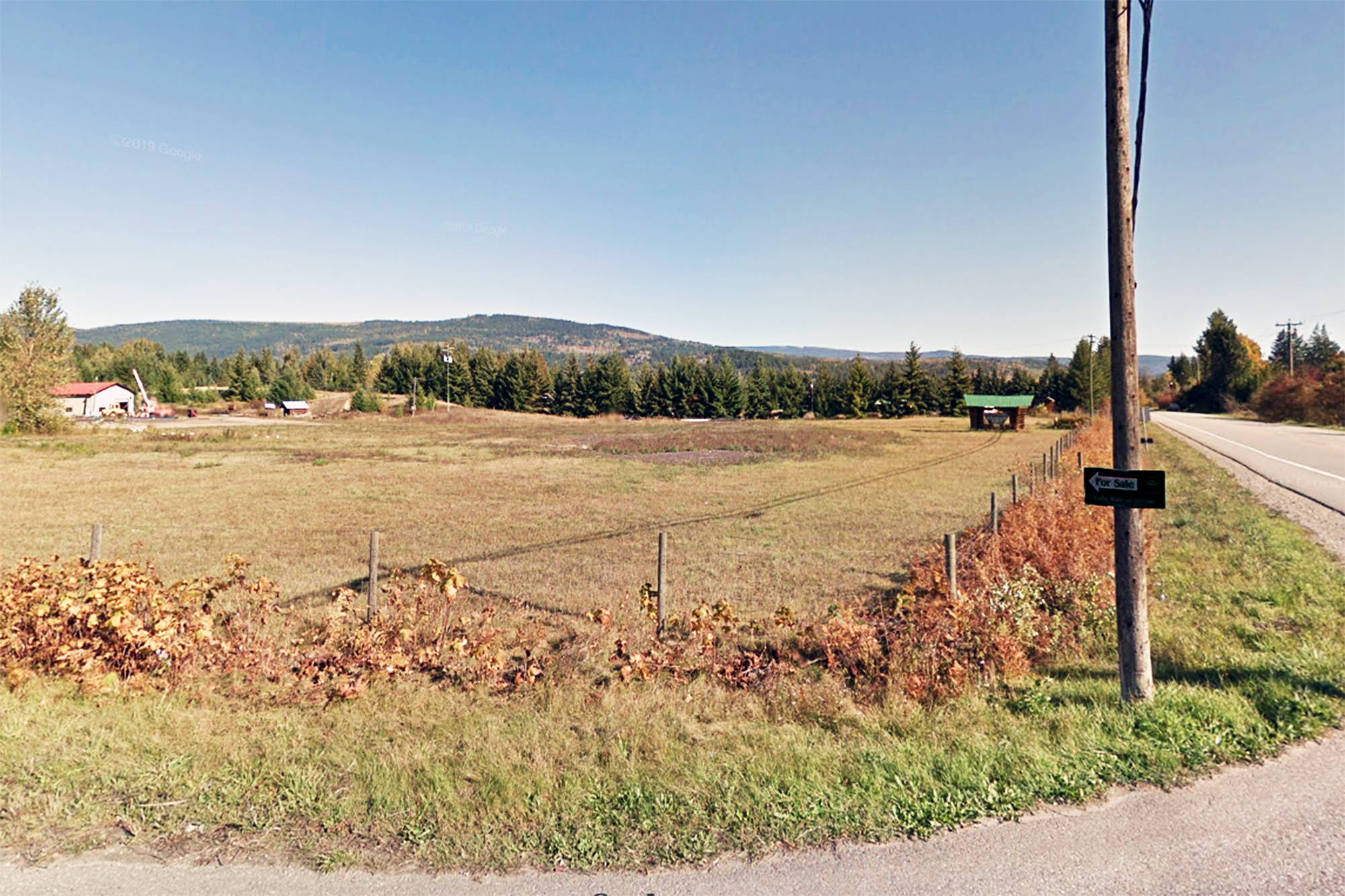 A B.C. numbered compay has applied for a groundwater licence to be used for bottling water from a property at 3030 40th St. SE. (Google maps image)