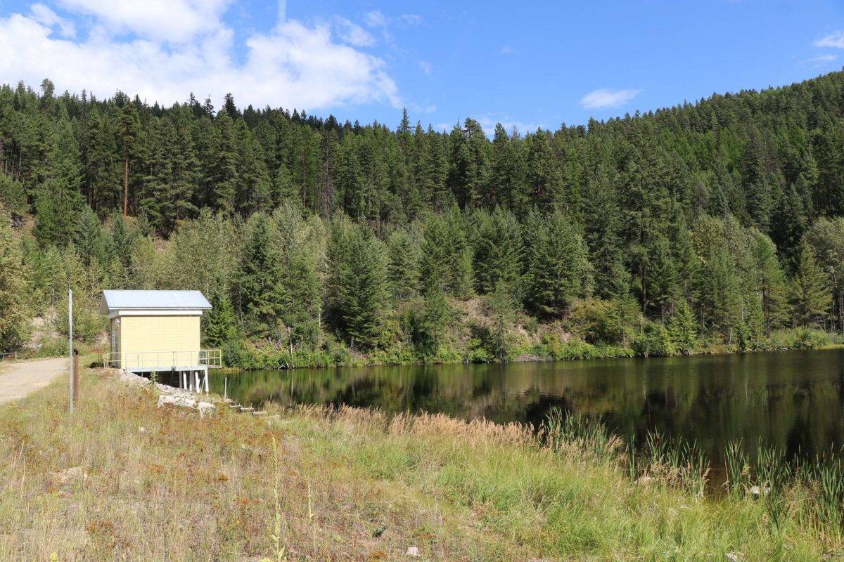 The Duteau Creek storage reservoir provides 60 per cent of the water that services the Greater Vernon area, according to the Regional District of North Okanagan. (RDNO photo)