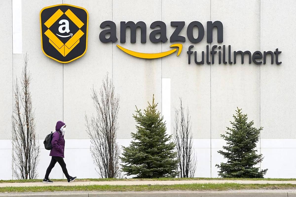 Amazon is pausing its Prime Day marketing event in Canada this year amid ongoing COVID-19 outbreaks at its facilities in Ontario. THE CANADIAN PRESS/Nathan Denette