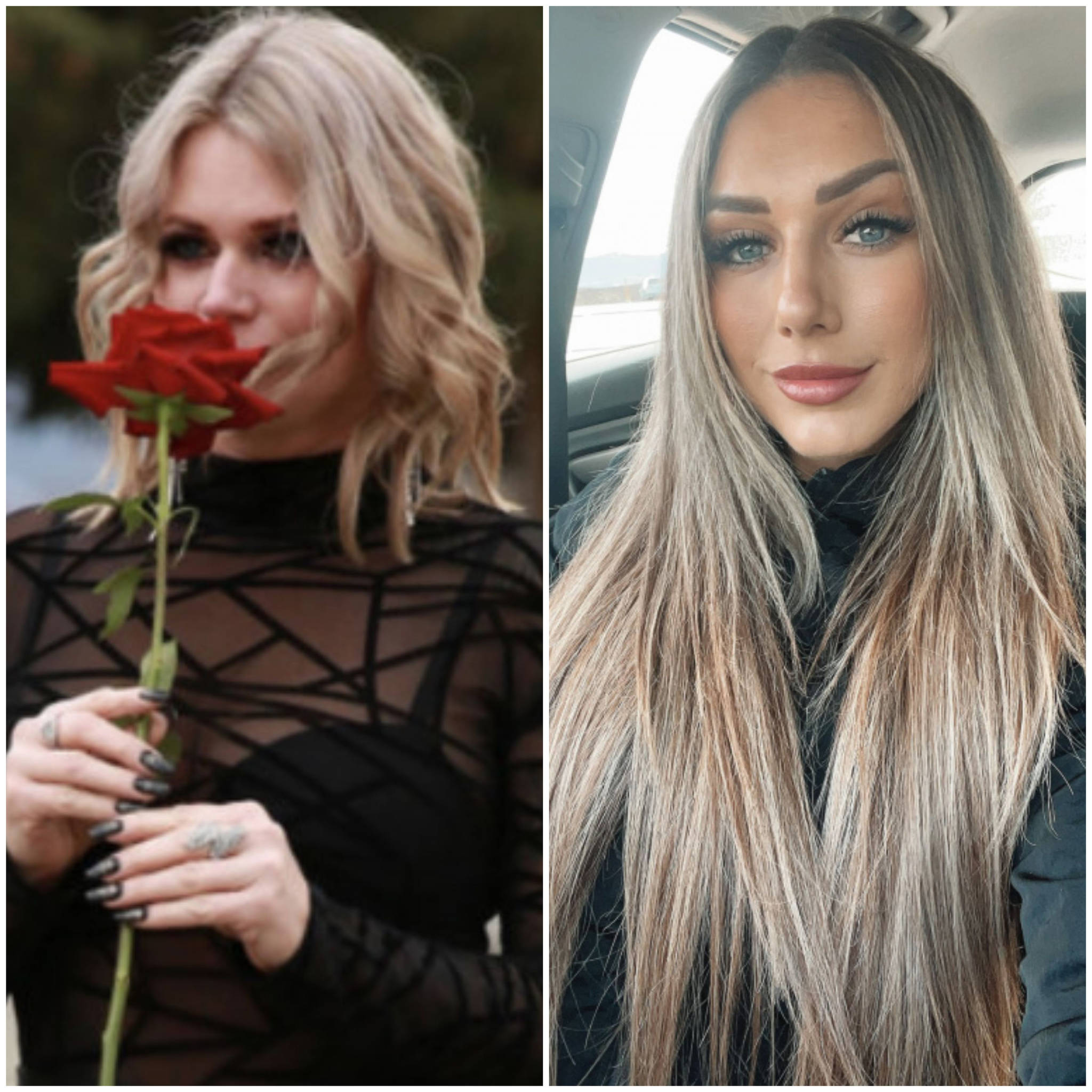 Armstrong’s Tina Bridal (left) and Vernon’s Risa Pallister have reached the quarterfinals of Maxim magazine’s cover girl search, and a grand prize of $25,000. (Photos submitted)
