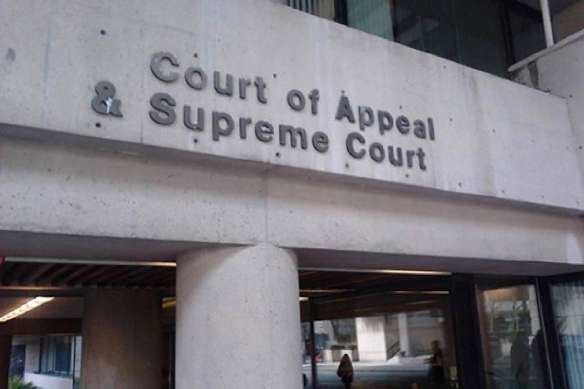 Court of Appeal in Vancouver. (File photo: Tom Zytaruk)