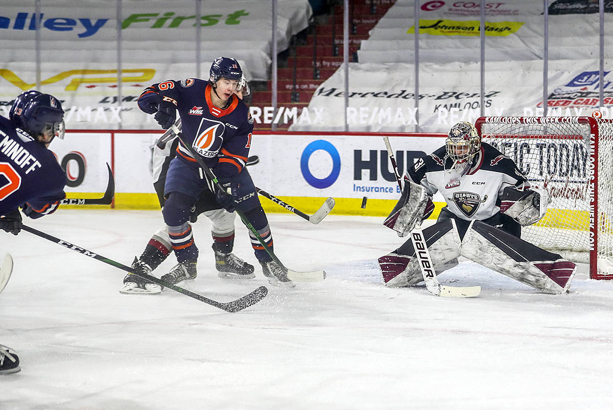 Colorado has had its eye on Vancouver Giants netminder Trent Miner for some time, signing him in 2019 and putting him on the ice with the AHL Colorado Eagles for six games earlier this season. (Allen Douglas/Special to Langley Advance Times)