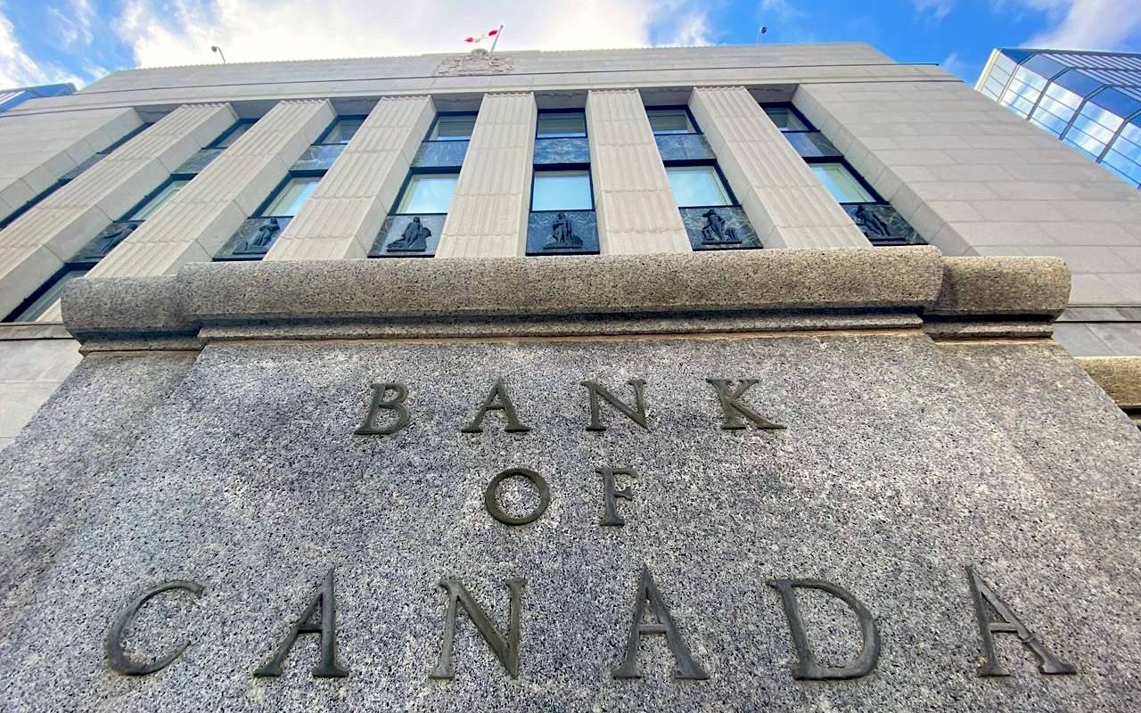 The Bank of Canada building is seen in Ottawa on April 15, 2020. THE CANADIAN PRESS/Adrian Wyld