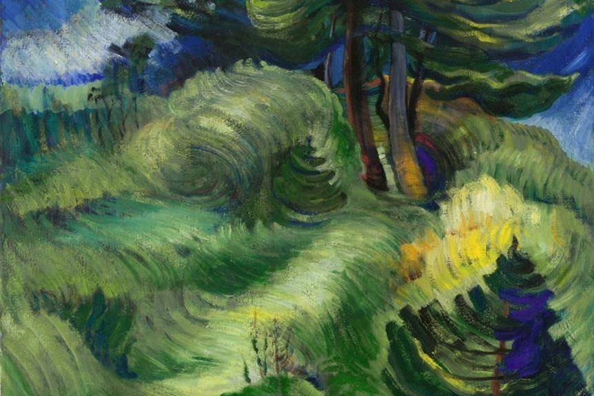 Emily Carr’s 1939 forest scene, “Tossed by the Wind,” is shown in this handout image. A mature-period canvas by Emily Carr fetched more than $3 million at a Toronto auction, making it one of the most valuable works by the artist to come to market. THE CANADIAN PRESS/HO-Heffel Fine Art Auction House-Ward Bastian *MANDATORY CREDIT*