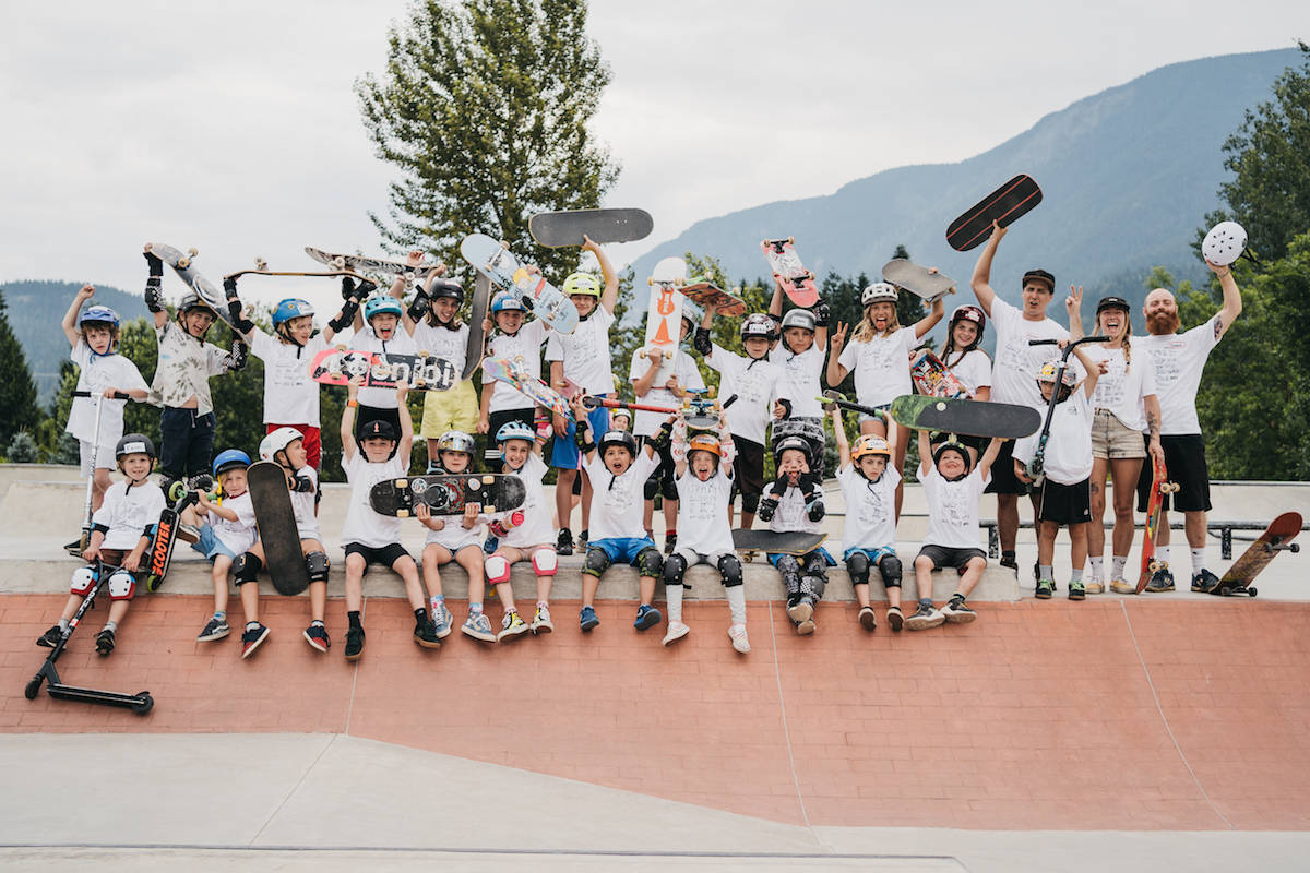 The stoke was high at this summer’s first skate camp. (Photo: Madelaine Duff)