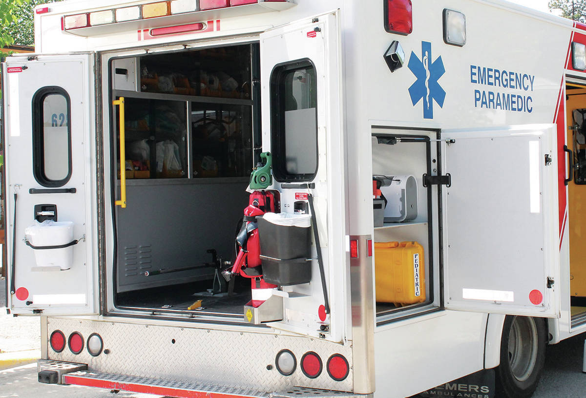 A BC Emergency Health Services ambulance. (File photo)