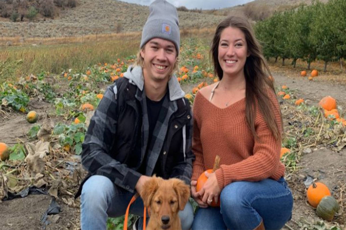 Cailen is pictured here with his girlfriend Jaydean. He was planning to propose to her before he was killed in a crane collapse in Kelowna. (GoFundMe)