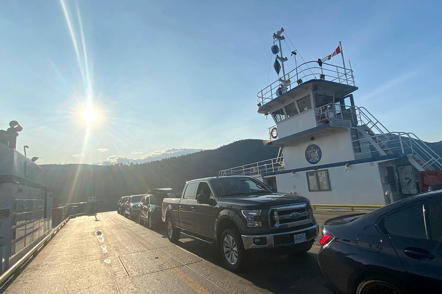 The Needles Ferry and Highway 6 are closed to the public in order to keep evacuation routes open for those who are being ordered to leave due to wildfires. (Jennifer Smith - Morning Star)