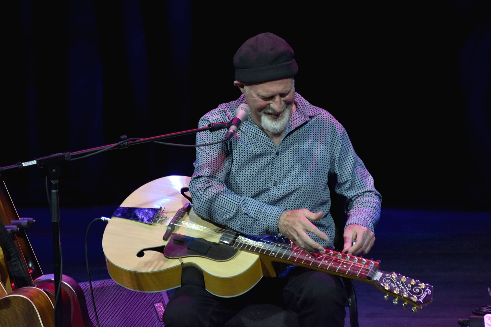 Harry Manx live at Venables Theatre on July 28. (Brennan Phillips - Western News)