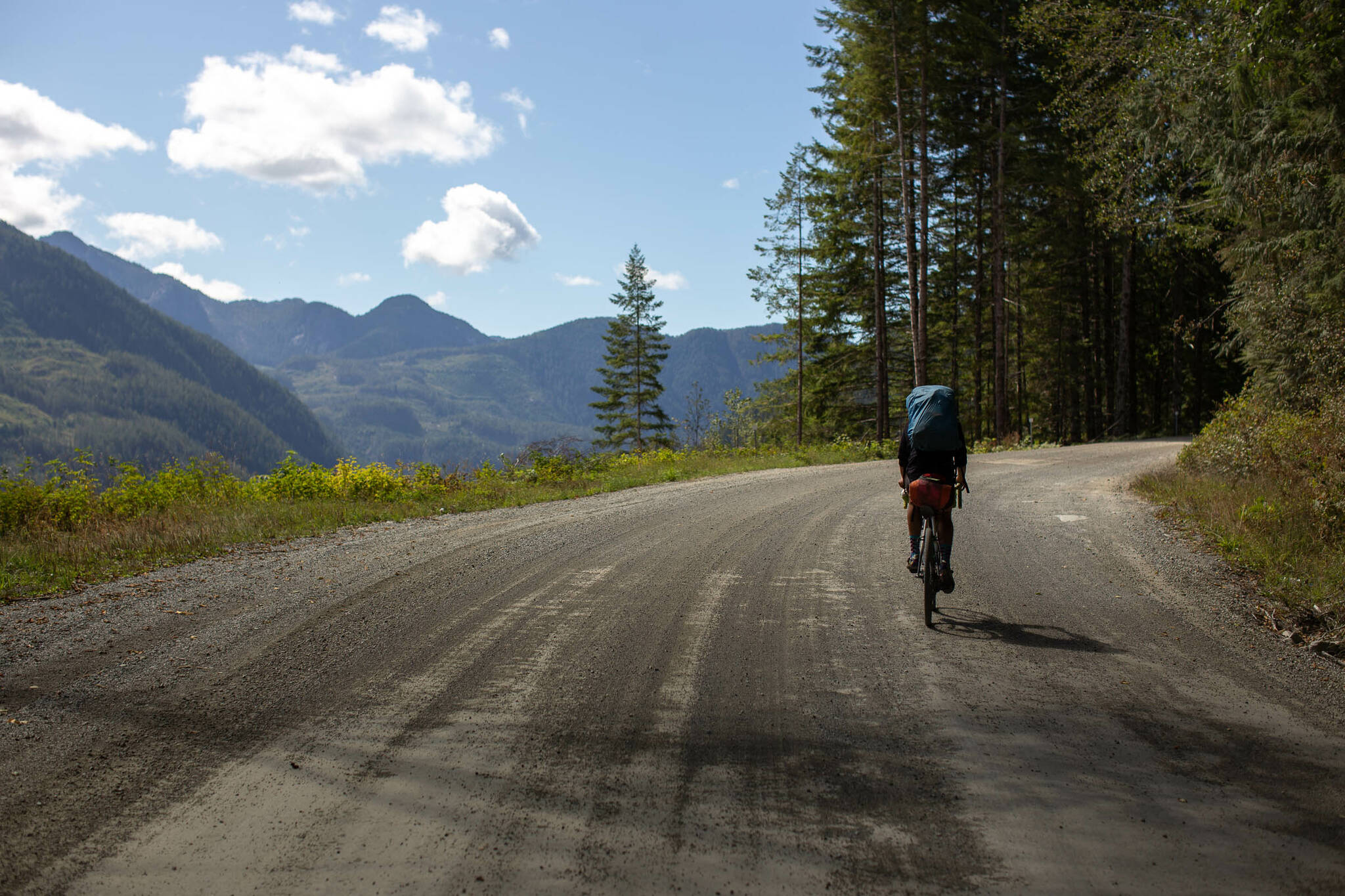 The Tree to Sea loop is a 1,000 km bikepacking route around the north end of Vancouver Island. Photo courtesy Miles Arbor